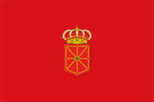 The flag of Navarre