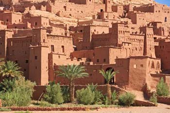 The fortified city of Ath Benhadu (Morocco)
