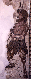 Bacchus mosaic found at the Vascon town of Andelos (Mendigorría, Navarre)