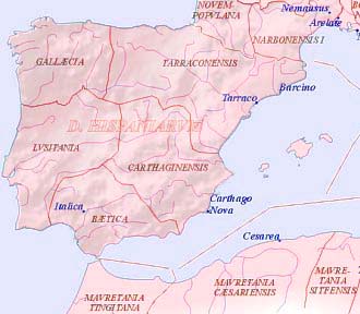 Hispania in  Roman times