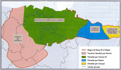 Repartició del Regne de Pamplona-Nájera (any 1035)