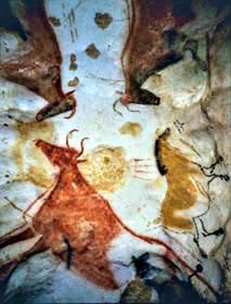 Franco-Cantabric civilization. Cave paintings of Lascaux (Périgord, France)
