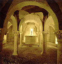 Crypt of the Monastery of Leire (Navarre)
